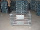Foldable Collapsible Wire Mesh Cage Panels With Front Drop Gate / 4 Casters