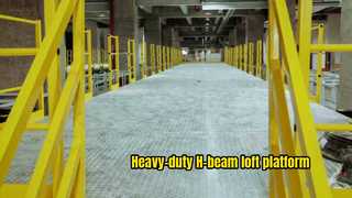 Platform loteng H-beam tugas berat