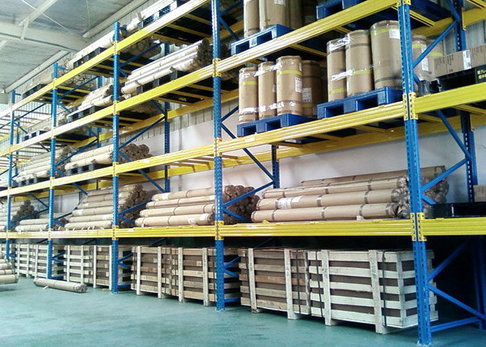 Rack Palet Industri Bertingkat Berganda, Sistem Rak Penyimpanan Baja Gulung Dingin