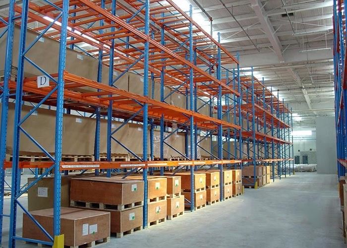 Rack Palet Industri Bertingkat Berganda, Sistem Rak Penyimpanan Baja Gulung Dingin