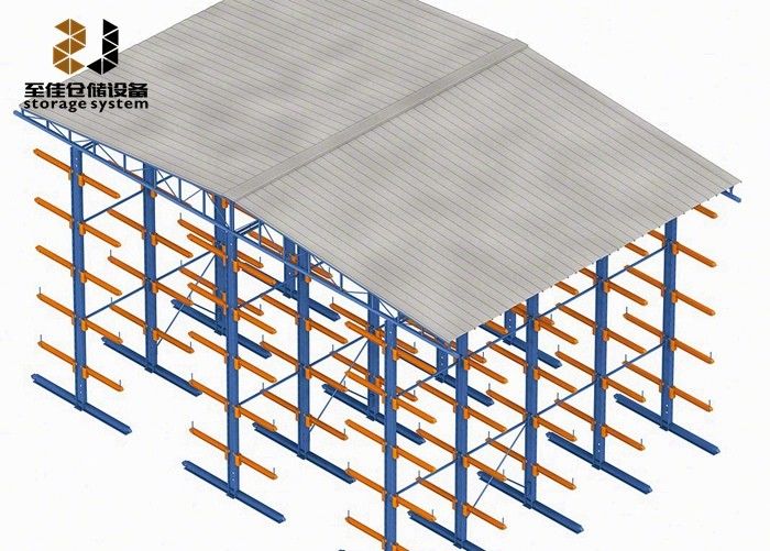 Baja Q235 Cantilever Pallet Racking Anti Korosi Cantilever Rack Arm ODM OEM