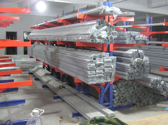 Sistem Rak Penyimpanan Cantilever Baja, Rak Metal Cantilever Industri