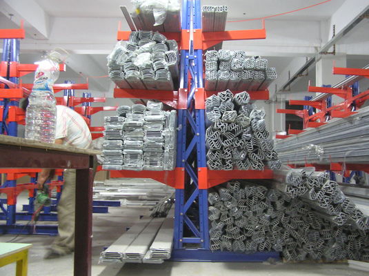 Sistem Rak Penyimpanan Cantilever Baja, Rak Metal Cantilever Industri