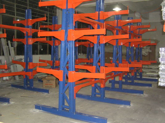 Sistem Rak Penyimpanan Cantilever Baja, Rak Metal Cantilever Industri
