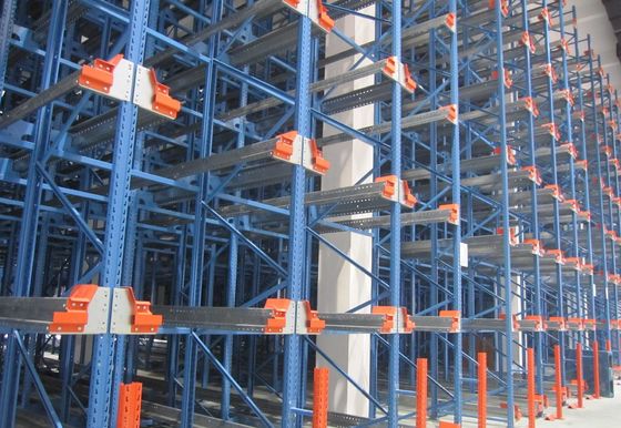 Sistem Penyimpanan Shuttle Industri Khusus Dengan Balok Baja Densitas Tinggi / Rivet Baja
