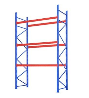 6000mm Tinggi Panjang Span Heavy Duty Storage Racks Dengan Powder Coat Paint Finish