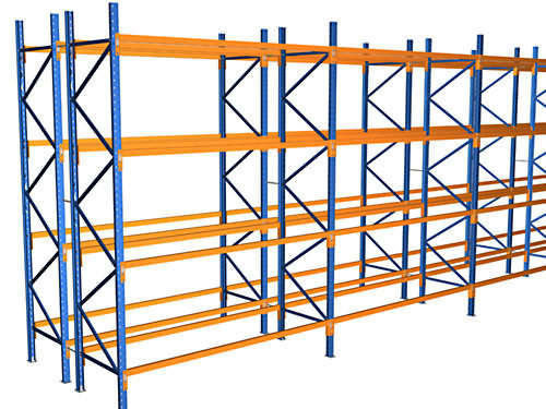 6000mm Tinggi Panjang Span Heavy Duty Storage Racks Dengan Powder Coat Paint Finish