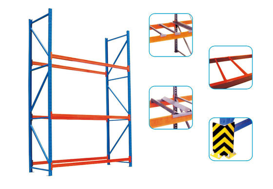 6000mm Tinggi Panjang Span Heavy Duty Storage Racks Dengan Powder Coat Paint Finish