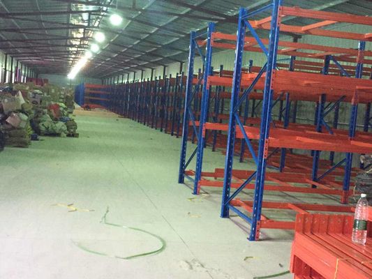 Rak rak logam yang dapat disesuaikan Pabrik rak penyimpanan palet baja berat