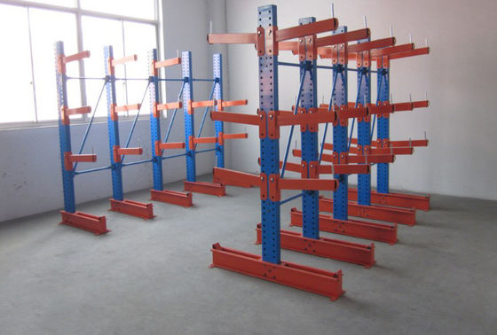 Heavy Duty Galvanized Cantilever Pallet Racking Untuk Penyimpanan Gudang