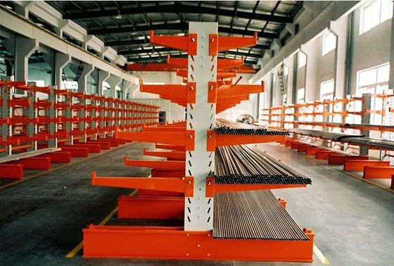 Heavy Duty Galvanized Cantilever Pallet Racking Untuk Penyimpanan Gudang