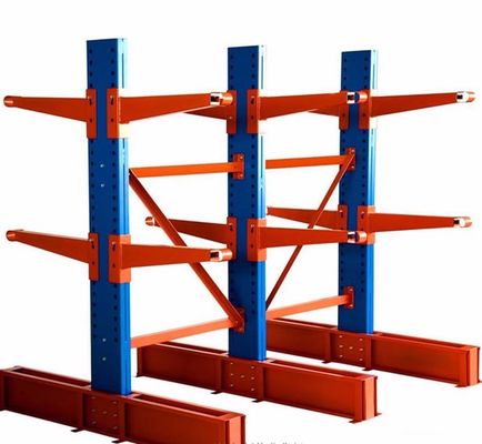 Multi Tier Carbon Steel Cantilever Pallet Racking Kapasitas Beban Tinggi Untuk Industri