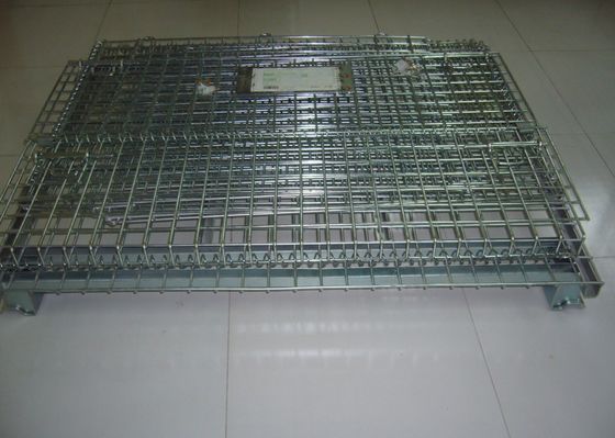 Kontainer Wire Mesh Rustless Steel Cage Lipat Wire Mesh Lipat Tugas berat