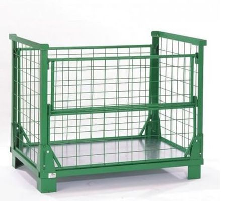 Multi Warna Welded Wire Mesh Cage, Lapisan Steel Mesh Storage Cages