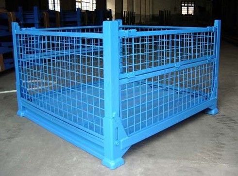 Multi Warna Welded Wire Mesh Cage, Lapisan Steel Mesh Storage Cages