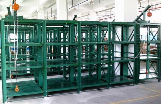 Mudah Mengumpulkan Injection Mold Storage Racks Steel Storage Shelf Unit jenis laci