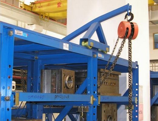 Mudah Mengumpulkan Injection Mold Storage Racks Steel Storage Shelf Unit jenis laci