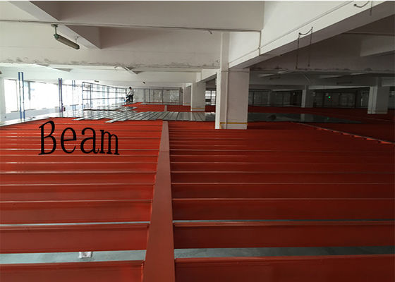 Heavy Duty Metal Mezzanine Lantai Industri Untuk Gudang / Kantor