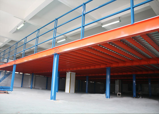 Sistem Mezzanine Industri yang Mendukung Rak