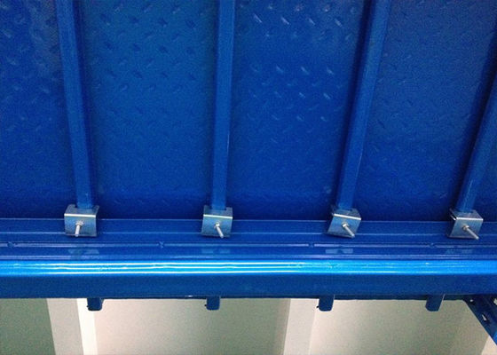 Lantai Mezzanine Industri berdiri bebas Bahan baja kepadatan tinggi untuk konstruksi