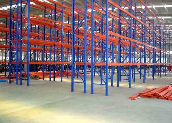 Unit Rak Logam Berat yang Disesuaikan untuk Penyimpanan Gudang Industri