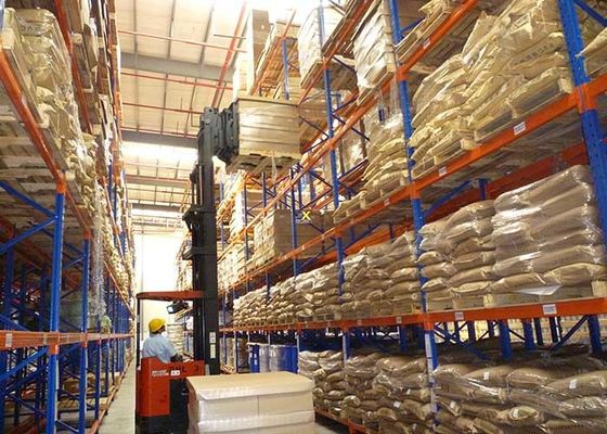 Cold Rolled Adjustable Heavy Duty Rack Rak, Rak Penyimpanan Industri Untuk Gudang