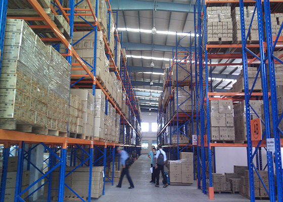 Rak penyimpanan baja industri konvensional berat 3000kg tahan lama