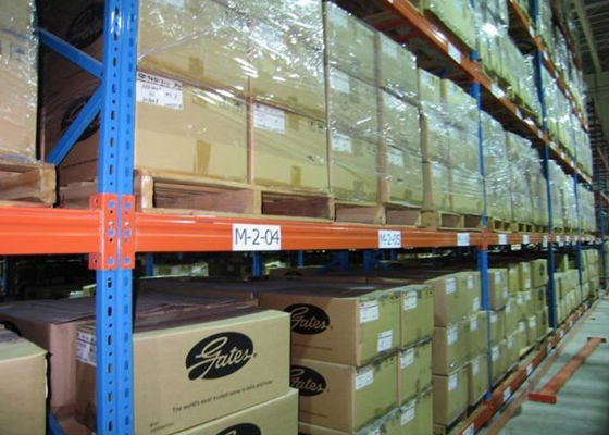 Unit rak penyimpanan gudang baja / rak palet tugas berat