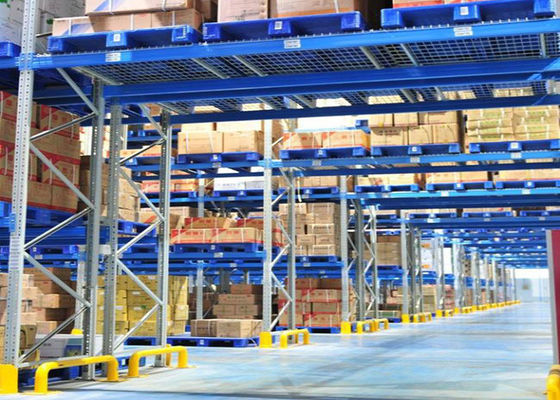 Struktur Jembatan Rak Palet Selektif Adaptif Dengan Cat Powder Coat Finish