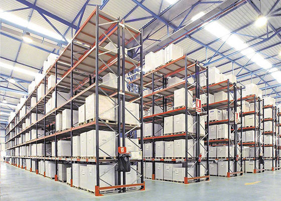 Perlengkapan penyimpanan berat khusus Sistem rak pallet gudang multi-level