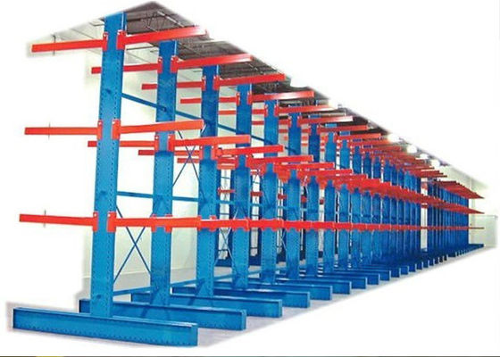 Baja Karbon Q235 Cantilever Rak Gudang, Rak penyimpanan bahan baku