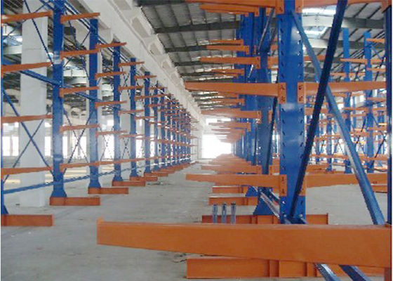 Heavy Duty Galvanized Cantilever Pallet Racking Untuk Penyimpanan Gudang
