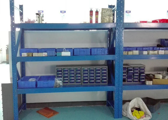 Rak penyimpanan baja ringan tahan lama untuk supermarket / gudang