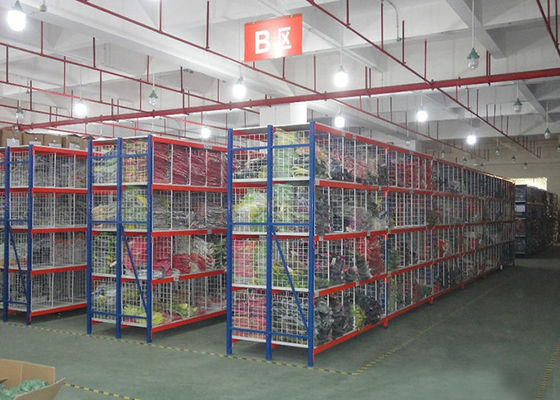 Custom Medium Duty Storage Rack Assemble / Welded Structural Steel Pallet Rack Produsen