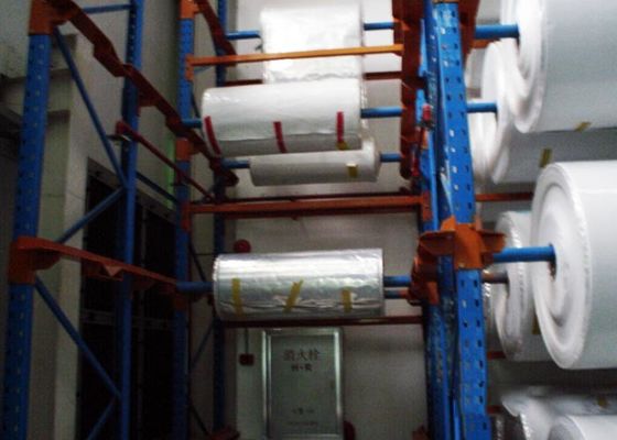 Cold Rolled Structure Steel Drive In Racking System untuk penyimpanan benda jenis drum