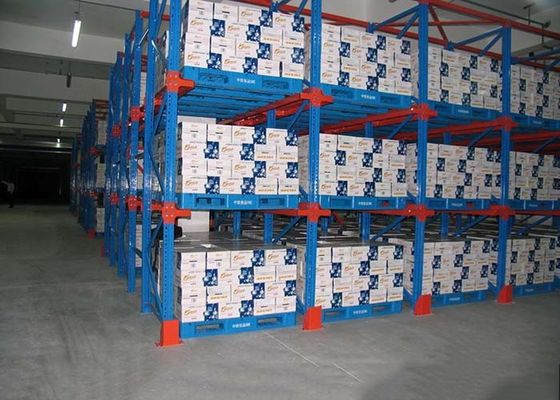 Penggerak Tugas Berat Dalam Rak Palet 1000-4000kg/Level Rak Baja Industri
