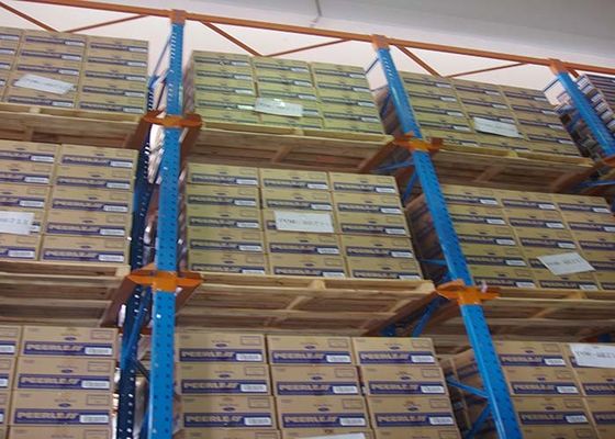 Penggerak Tugas Berat Dalam Rak Palet 1000-4000kg/Level Rak Baja Industri