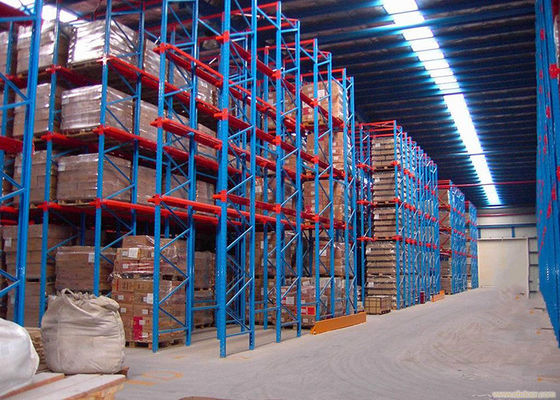 Penggerak yang disesuaikan dengan baja di rak gudang baja rak rak pallet rak rak 4000kg/level