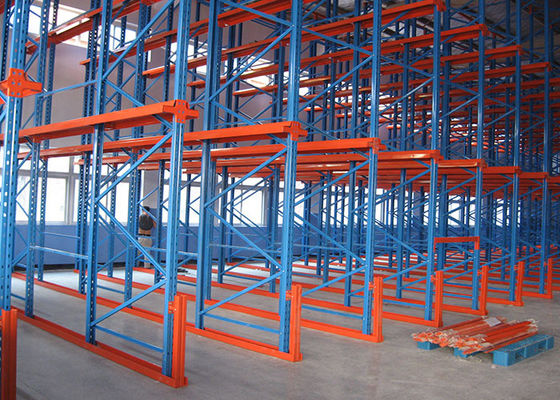Penggerak yang disesuaikan dengan baja di rak gudang baja rak rak pallet rak rak 4000kg/level
