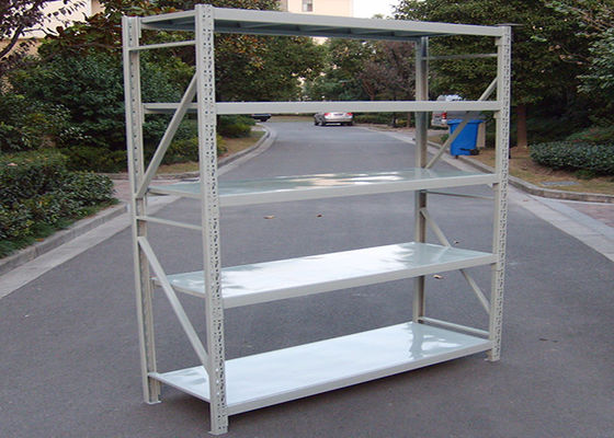 Cold Rolled Steel Light Duty Pallet Racking Rack penyimpanan pallet dengan tinggi yang dapat diatur