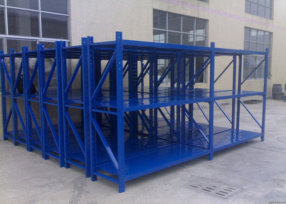 Sistem rak penyimpanan tugas ringan industri Powder Coating Finish 100kg-120kg/lapisan