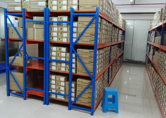 Sistem rak penyimpanan gudang multi-level 100kg/lapisan-120kg/lapisan