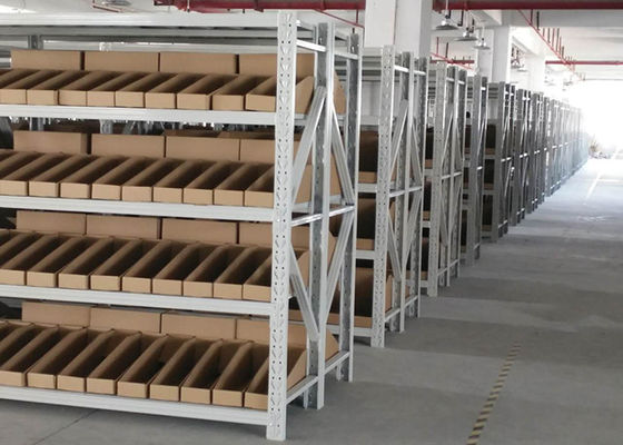 Multi Level Industrial Steel Storage Racks ODM / OEM Pallet Rack Didukung Mezzanine