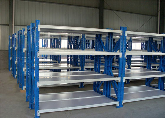 Rak penyimpanan ringan gudang 100kg-120kg/lapisan Rak sudut slot industri