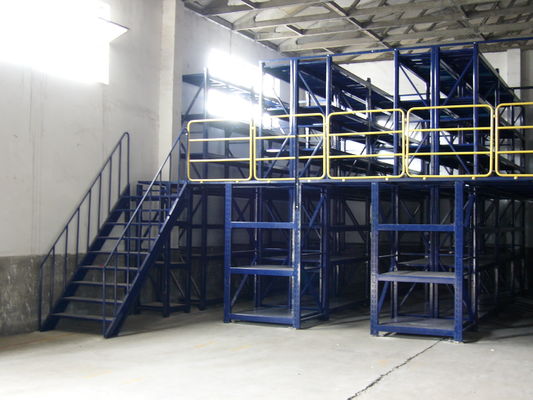 Mengumpulkan Mezzanine Lantai Industri, Palet Rak Mendukung Mezzanine