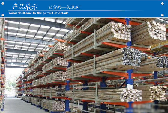 Heavy Duty Galvanized Cantilever Pallet Racking Untuk Penyimpanan Gudang