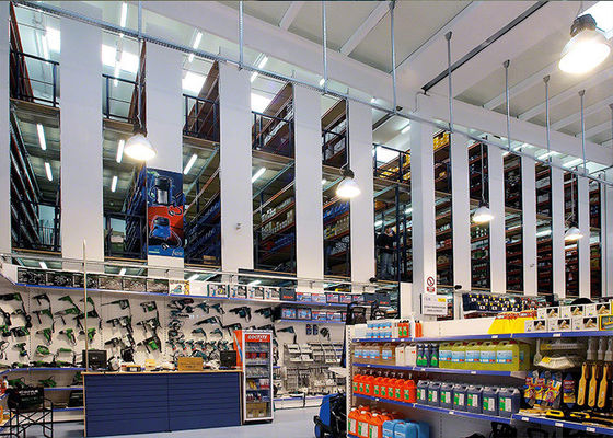 Pallet Rack Mendukung Mezzanine, Gudang Baja Mezzanine Lantai Untuk Penyimpanan