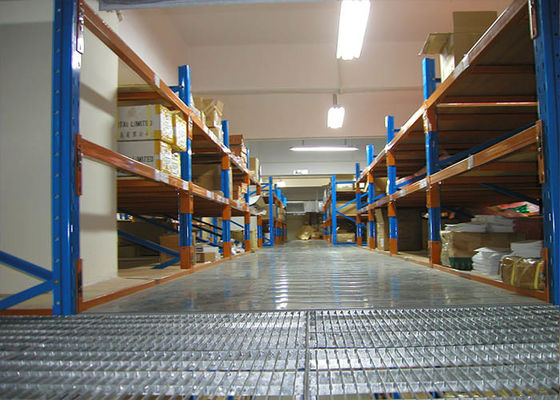 Multi Level Industrial Storage Mezzanine Racking Floor untuk Gudang Area Besar