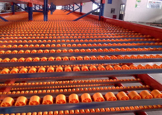 1000kg/pallet Rak penyimpanan baja industri Rak aliran gravitasi di gudang