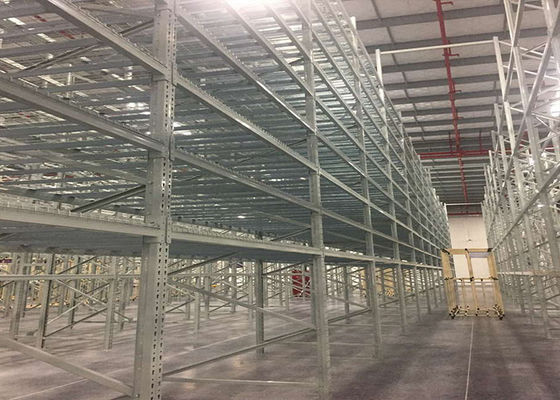 Sistem Rak Mezzanine Steel yang Didukung untuk Gudang Besar